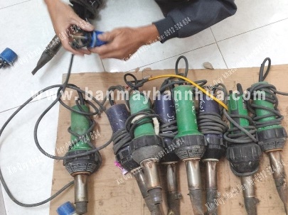 m&aacute;y h&agrave;n bạt hdpe cầm tay