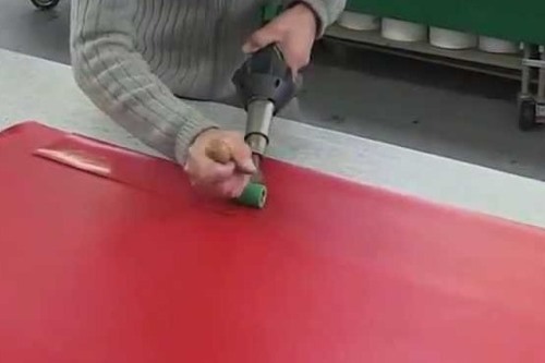 m&aacute;y h&agrave;n bạt hdpe, pp, pvc cầm tay