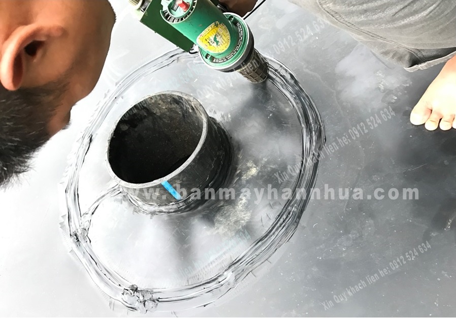 m&aacute;y h&agrave;n đ&ugrave;n nhựa lst 600b
