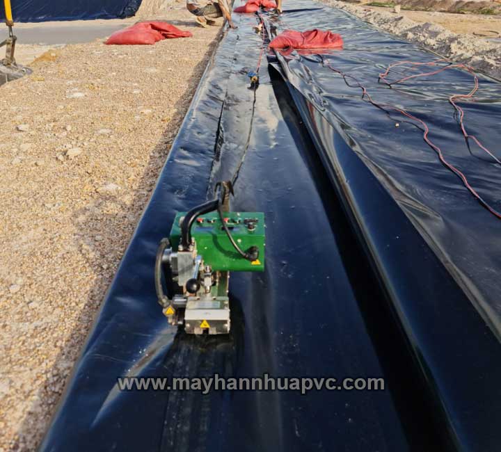 Máy hàn bạt hdpe dày 1.5mm Máy hàn bạt hdpe dày 1.5mm